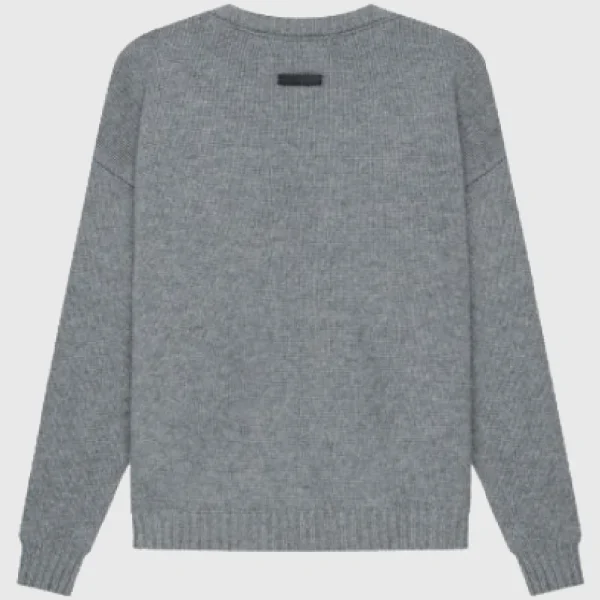 Essentials Overlapped Gray SweatShirt (2)
