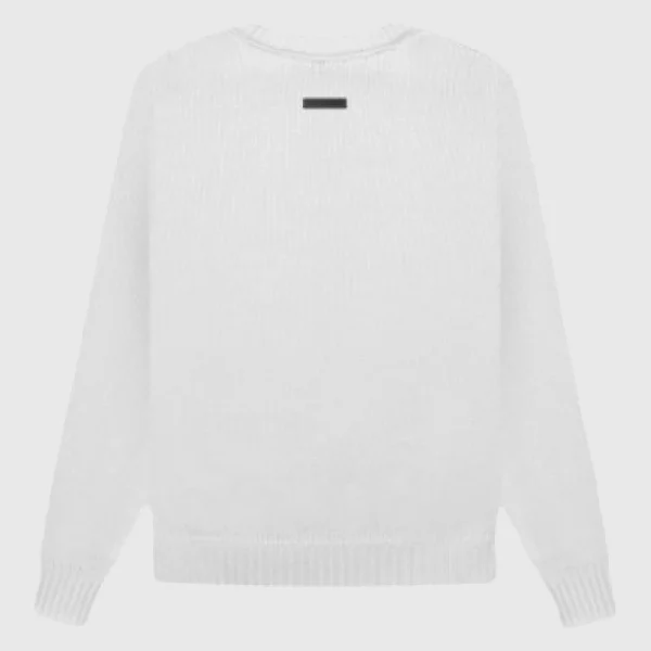 Essentials Overlapped Sweatshirt White (2)