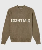 Fear of God Essentials Knitted Sweater Harvest (1)