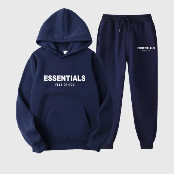 Essentials Fear of God Tracksuits Blue (1)