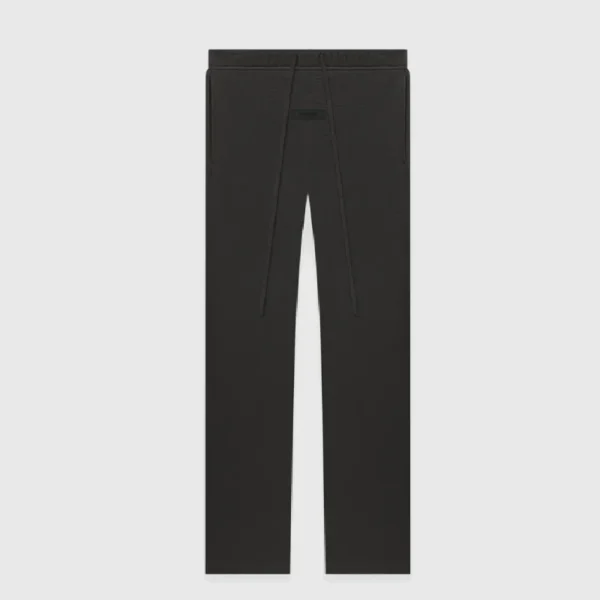 Essentials Waffle Relaxed Sweatpants Off Black (3)