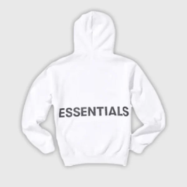 Fear of God Essentials Graphic Pullover Hoodie White (2)