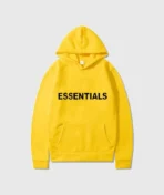 Fear of God Essentials Hoodie Yellow (1)