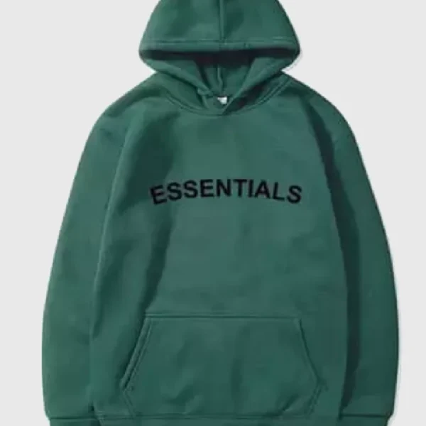 Fear of God Essentials Oversized Hoodie Green (1)